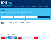 Tablet Screenshot of ipif.com